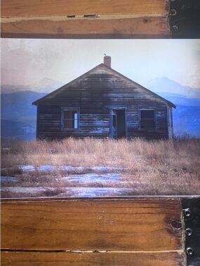 Rustic Cabin Colorado Landscape Wall Art - Home Art